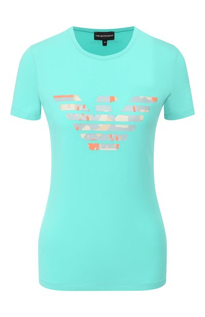 Женская хлопковая футболка EMPORIO ARMANI, арт. 3H2T8A/2J07Z