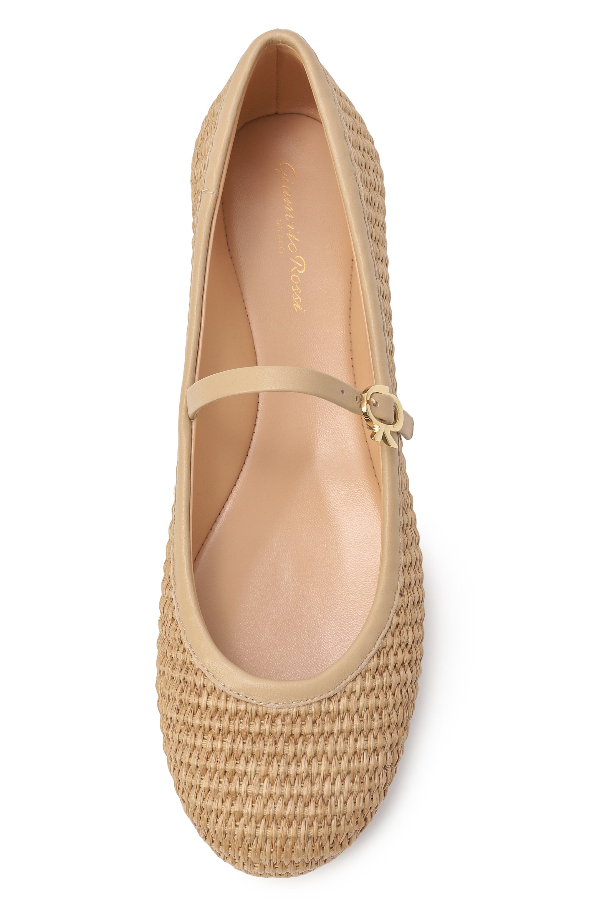 Текстильные балетки carla GIANVITO ROSSI, арт. G22223.05G0M.MBNNASD, фото 6