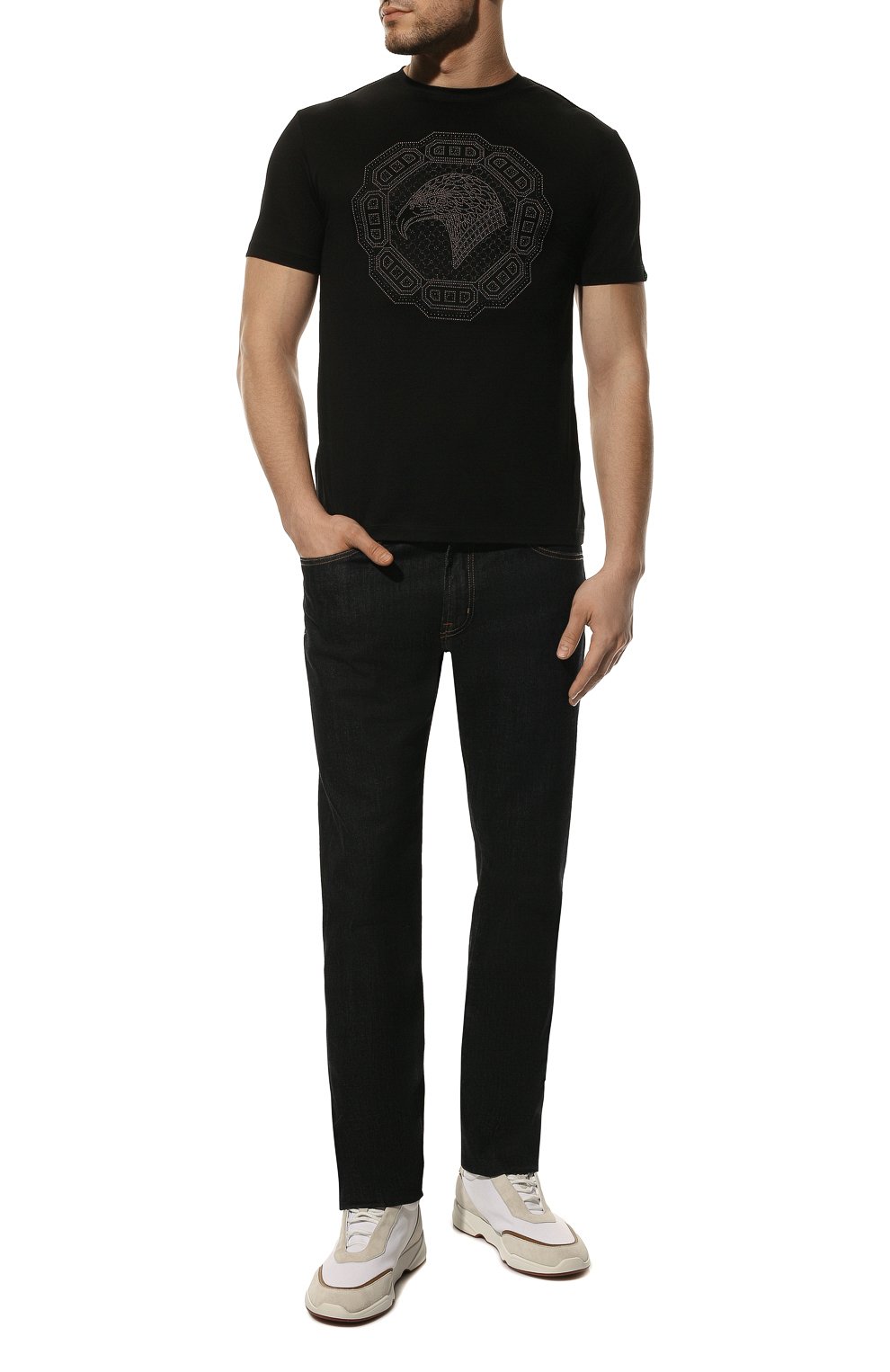 Хлопковая футболка STEFANO RICCI, арт. *MNH1401330/TE0001, фото 2