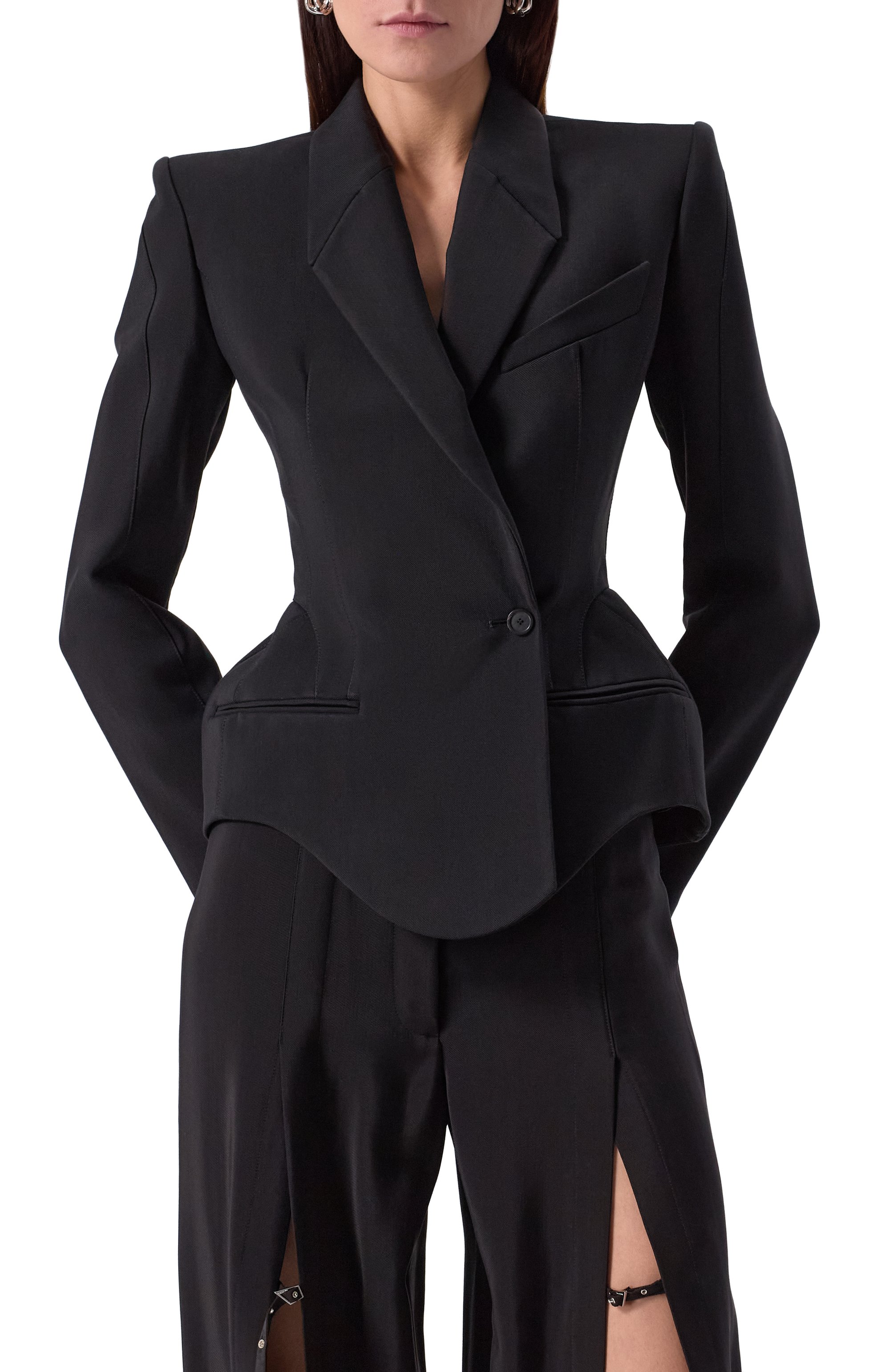 Жакет из вискозы и шерсти MUGLER, арт. 25P1VE0390196, фото 3