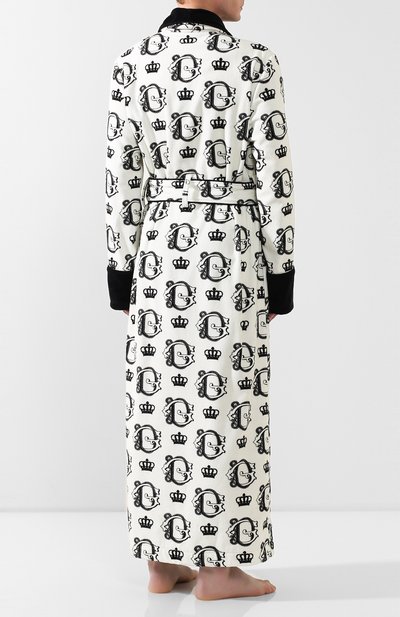 Хлопковый халат DOLCE & GABBANA, арт. G018DT/HS7BA, фото 4