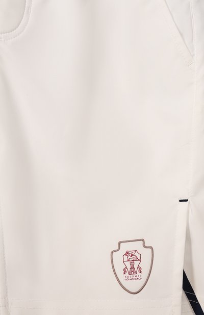 Шорты BRUNELLO CUCINELLI кремового цвета по цене 39950 руб., арт. BB422921TB, фото 3 Шорты BRUNELLO CUCINELLI, арт. BB422921TB, фото 3