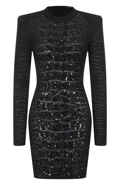 Женское платье из вискозы BALMAIN, арт. FF0R8012/97KI