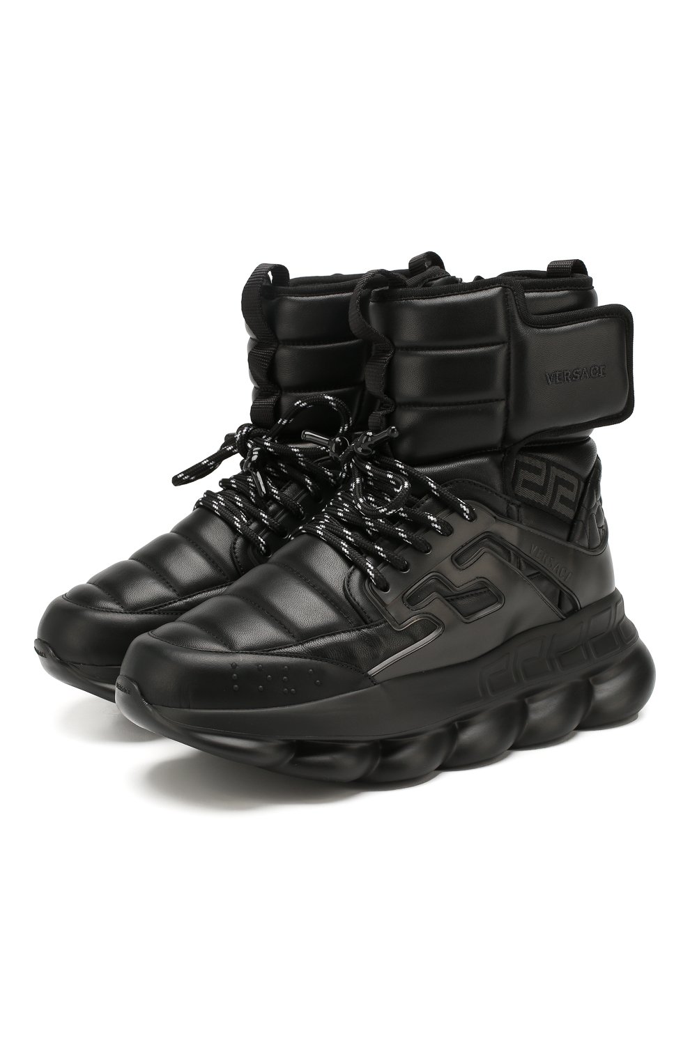 Кожаные кроссовки chain reaction VERSACE, арт. DSR706G/D11N, фото 1