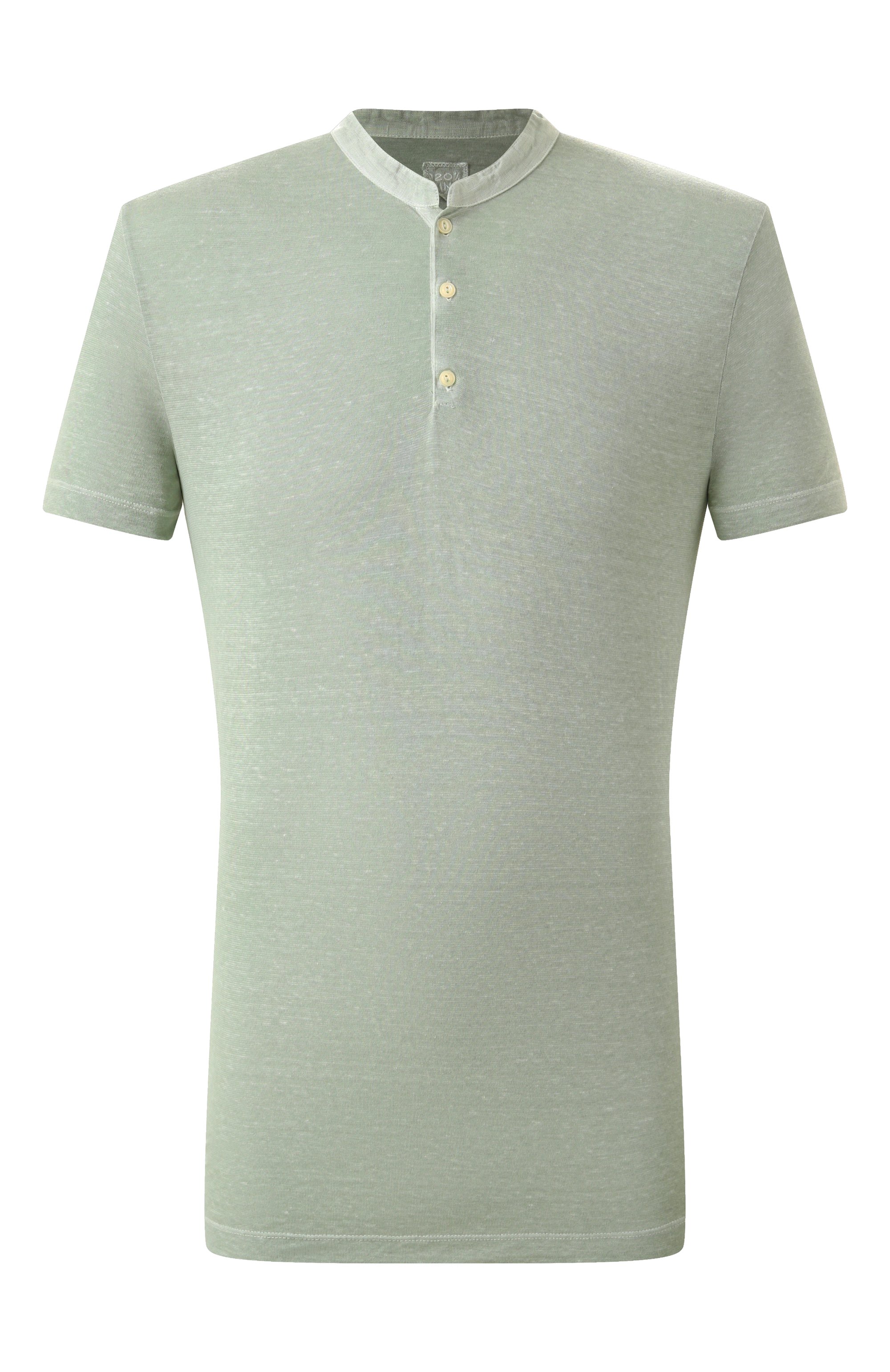 Футболка-хенли изо льна и хлопка 120% LINO, арт. 32ALIM79AC/G308/S01, фото 1
