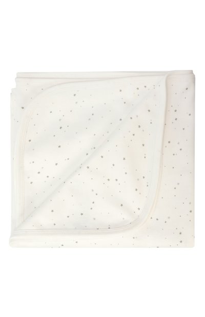 Хлопковый плед BABYBU кремового цвета по цене 7890 руб., арт. BI-E1008ES, фото 1 Хлопковый плед BABYBU, арт. BI-E1008ES, фото 1