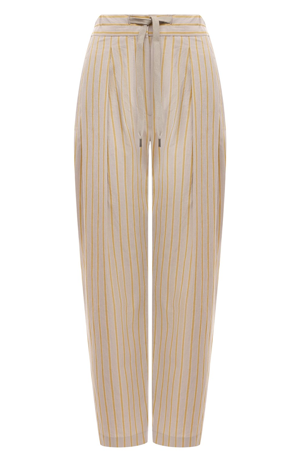 Брюки из хлопка и льна BRUNELLO CUCINELLI, арт. MH564B1312, фото 1