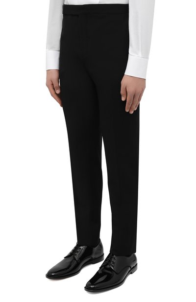 Шерстяной смокинг SAINT LAURENT черного цвета по цене 326500 руб., арт. 615987/Y512W, фото 4 Шерстяной смокинг SAINT LAURENT, арт. 615987/Y512W, фото 4