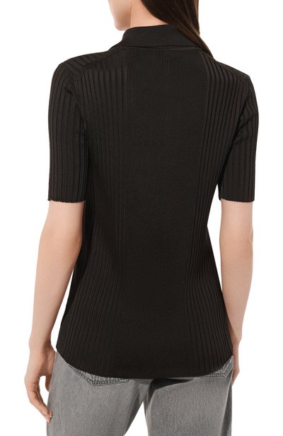 Поло из вискозы JIL SANDER, арт. J02GL0105/J18287, фото 4