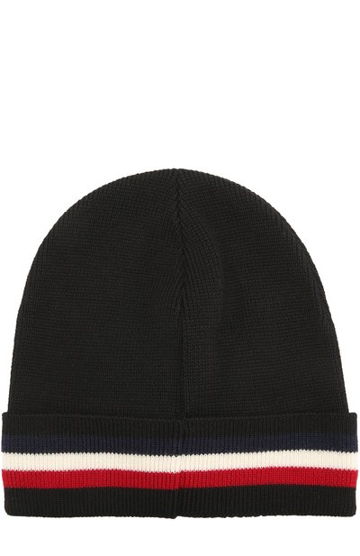 Шерстяная вязаная шапка с логотипом бренда MONCLER, арт. C2-091-00328-00-02292, фото 2