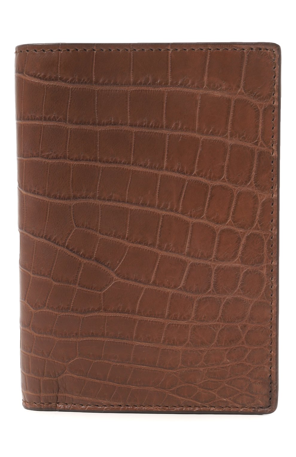 Обложка для паспорта из кожи крокодила RUBEUS MILANO, арт. 07 PORPASSBROW01, фото 1