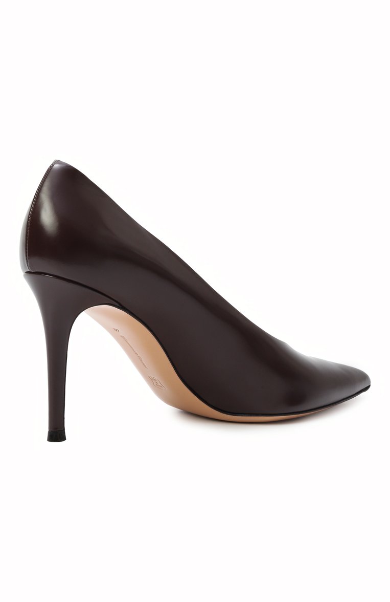 Женские кожаные туфли robbie 85 GIANVITO ROSSI бордового цвета, арт. G22277.85RIC.T0KB0UR | Фото 5 (Подошва: Плоская; Материал внутренний: Натуральная кожа; Материал внешний: Натуральная кожа; Каблук высота: Высокий; Каблук тип: Шпилька; Автоматизация ТО: Проставлено; Автоматизация состава: Проставлено)