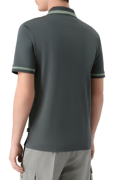 Хлопковое поло BOSS, арт. 50554529, фото 4