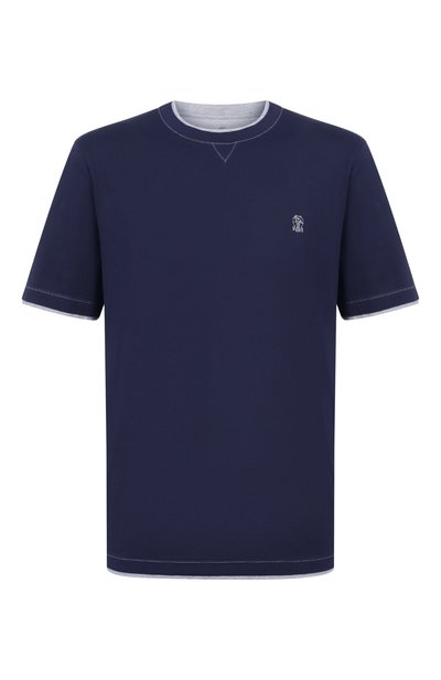 Мужская хлопковая футболка BRUNELLO CUCINELLI, арт. M0B137451G