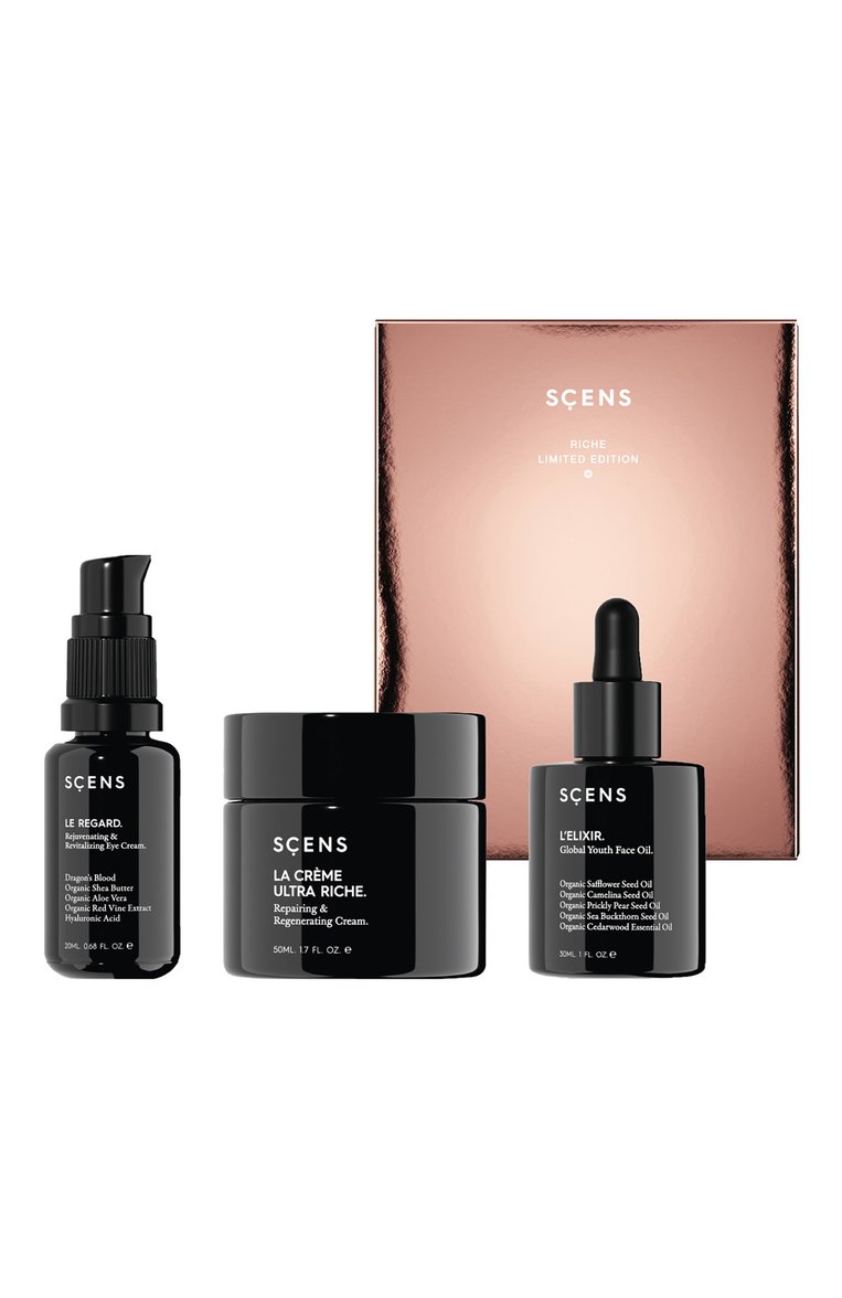 Набор riche (50+30+20ml) SCENS бесцветного цвета, арт. 8436579990879 | Фото 1 (Региональные ограничения белый список (Axapta Mercury): Не проставлено; Нос: Не проставлено; Косметика кросс-кт: Уход У)