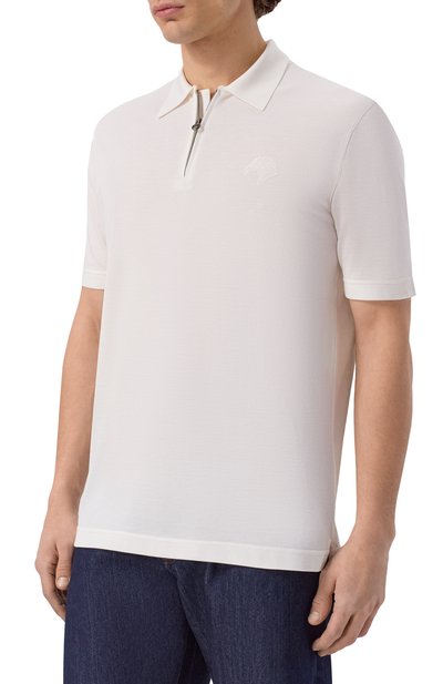 Поло из хлопка и шелка STEFANO RICCI, арт. K919078P31/T26101, фото 3