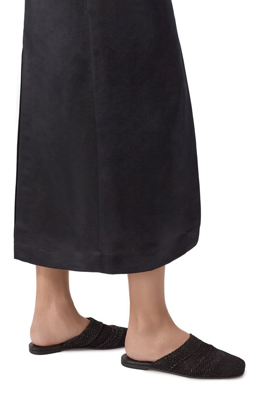 Кожаные сабо 12 STOREEZ 127365 Чёрный  127365 Фото 2