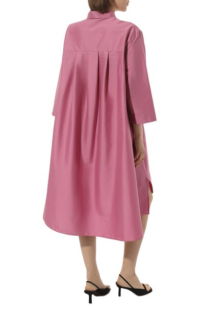 Хлопковое платье WEEKEND MAX MARA розового цвета по цене 34190 руб., арт. UNCINO 23322105, фото 4 Хлопковое платье WEEKEND MAX MARA, арт. UNCINO 23322105, фото 4