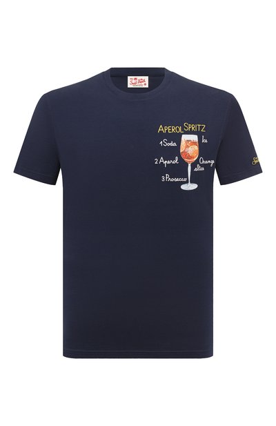 Мужская хлопковая футболка MC2 SAINT BARTH, арт. STBM TSHIRT MAN/TSHM001/02203B