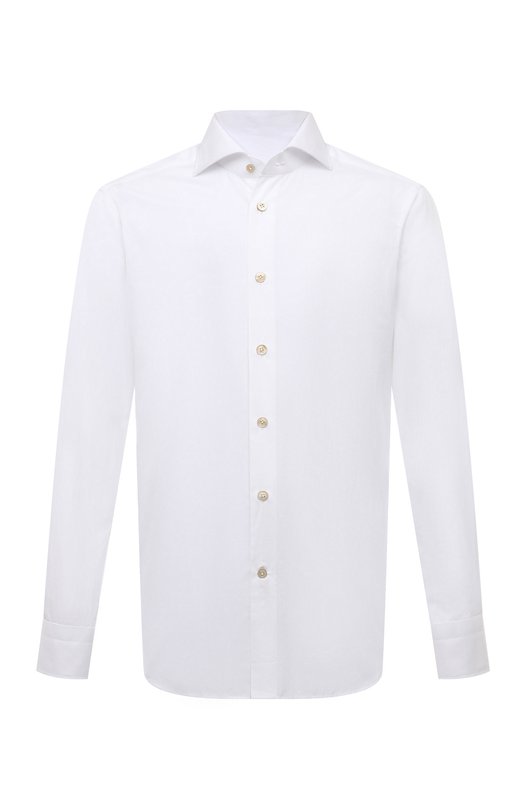 Хлопковая сорочка Kiton UCCH0660101 Белый UCCH0660101