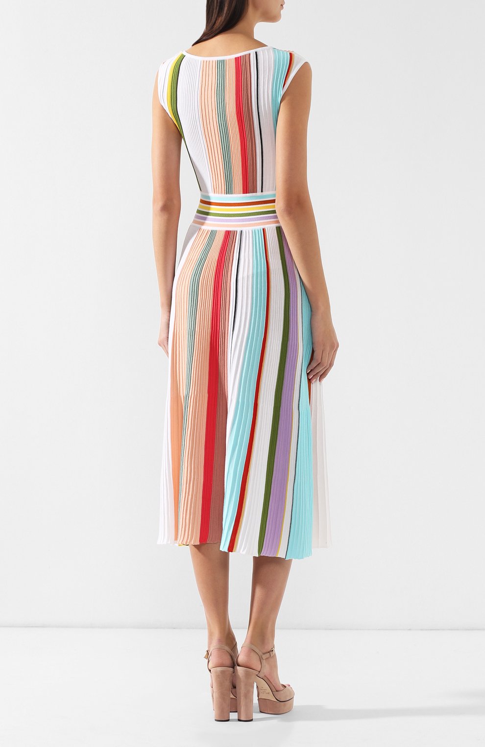 Хлопковое платье MISSONI разноцветного цвета по цене 89950 руб., арт. MDG00220/BK0485, фото 4 Хлопковое платье MISSONI, арт. MDG00220/BK0485, фото 4