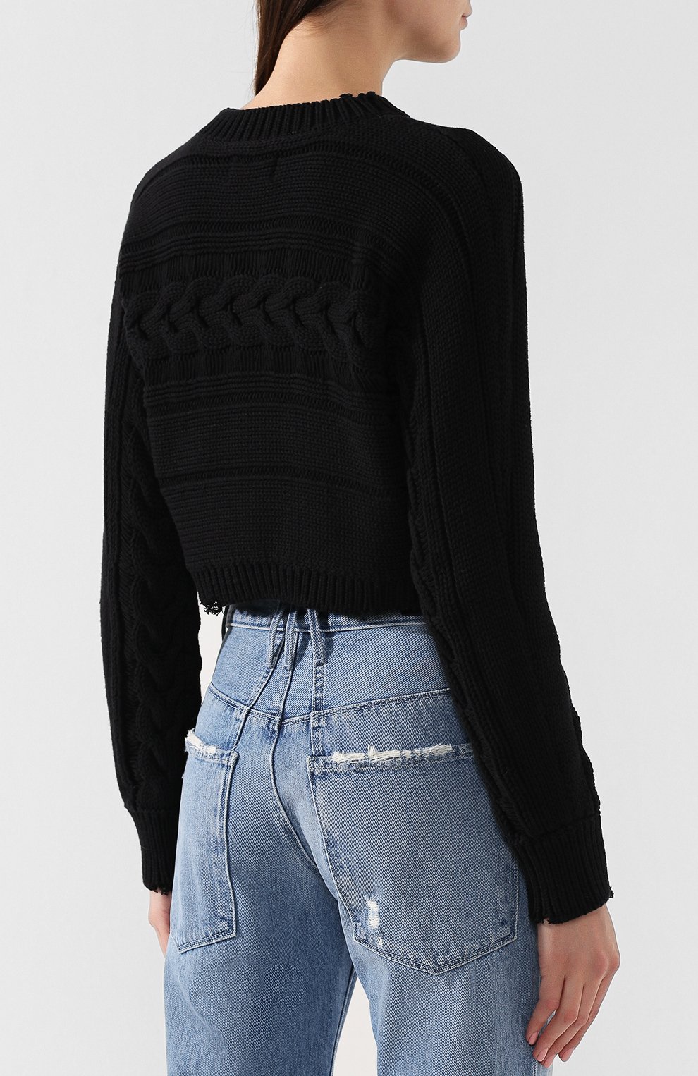 Хлопковый пуловер RTA, арт. WS969-7064JTBK, фото 4