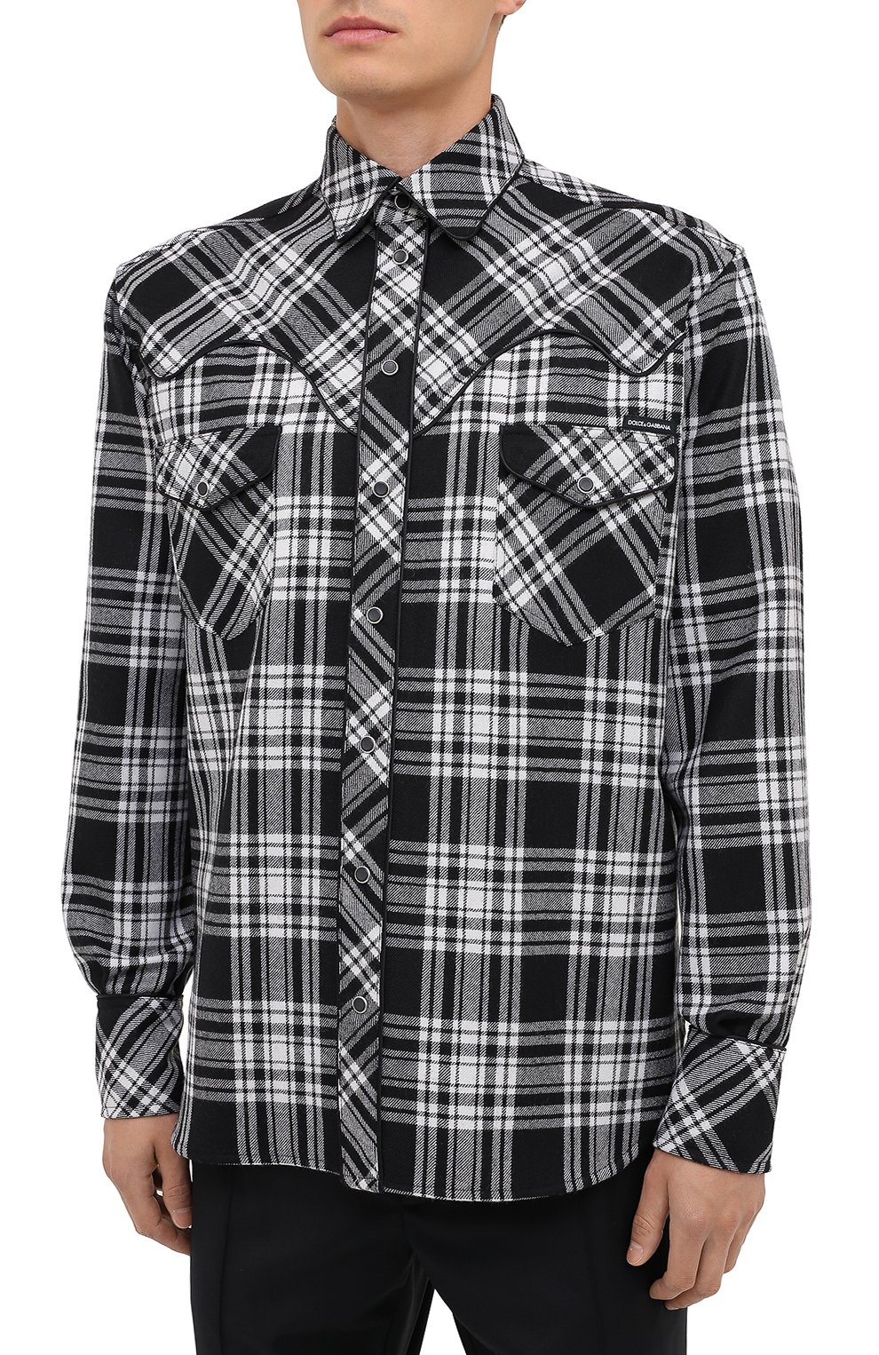 Шерстяная рубашка DOLCE & GABBANA, арт. G5HY2T/FQMG7, фото 3