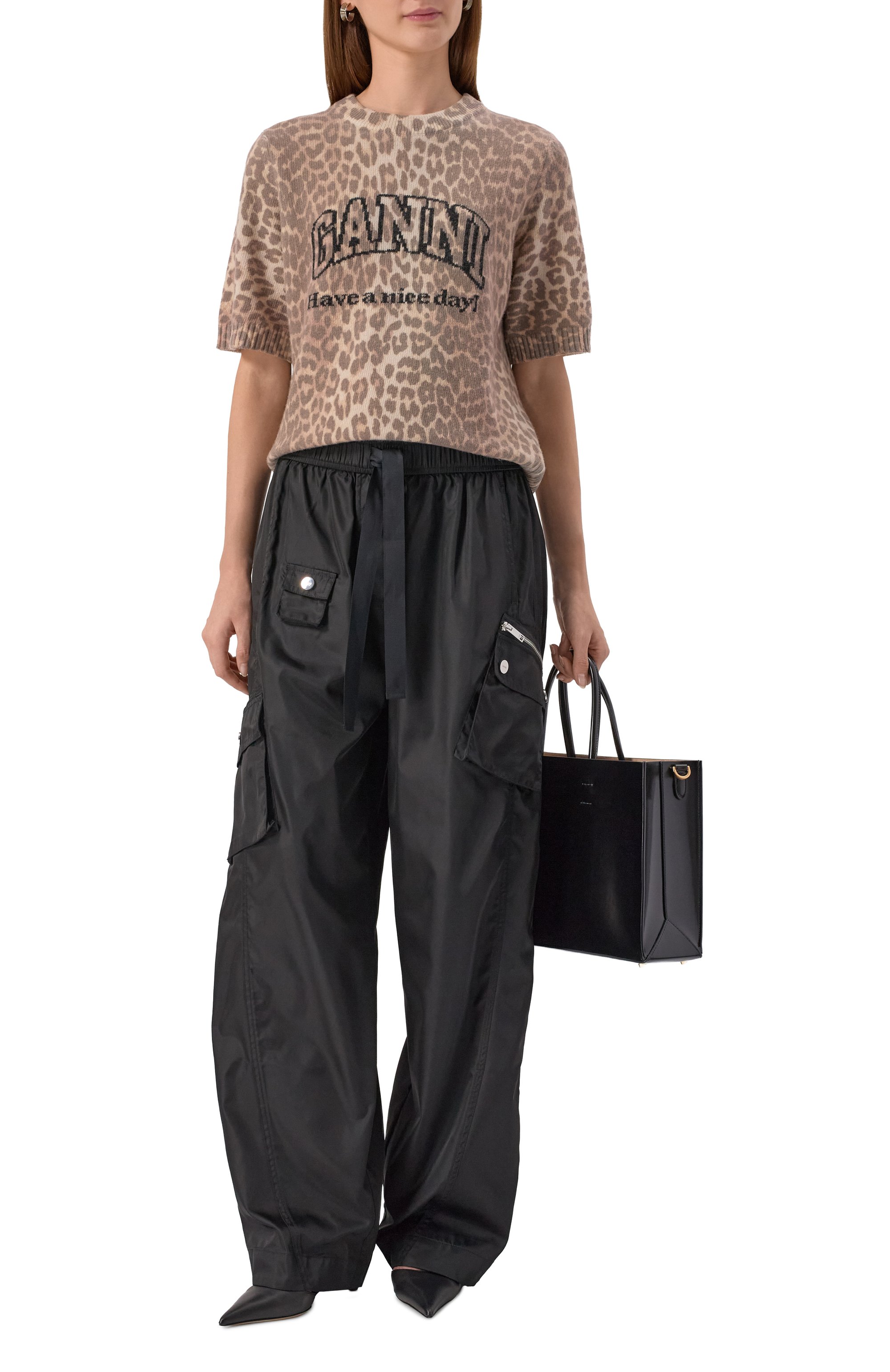 Брюки-карго GANNI, арт. W0644, фото 2