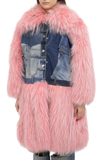 Комбинированная шуба DOLCE & GABBANA, арт. F0W22F/GDK05, фото 3