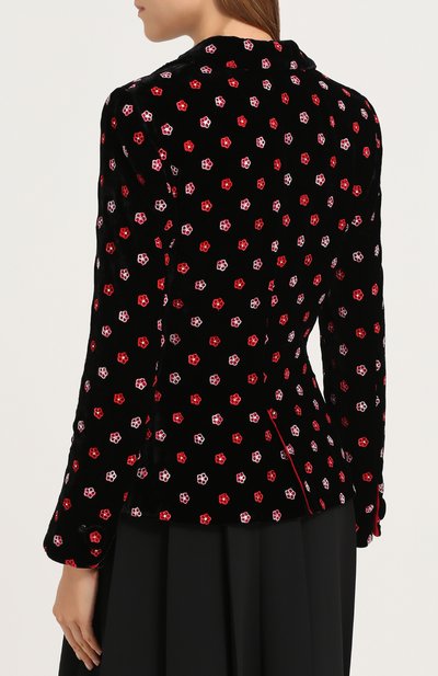 Приталенный жакет на одной пуговице с принтом GIORGIO ARMANI, арт. ZAG26T/ZA816, фото 4