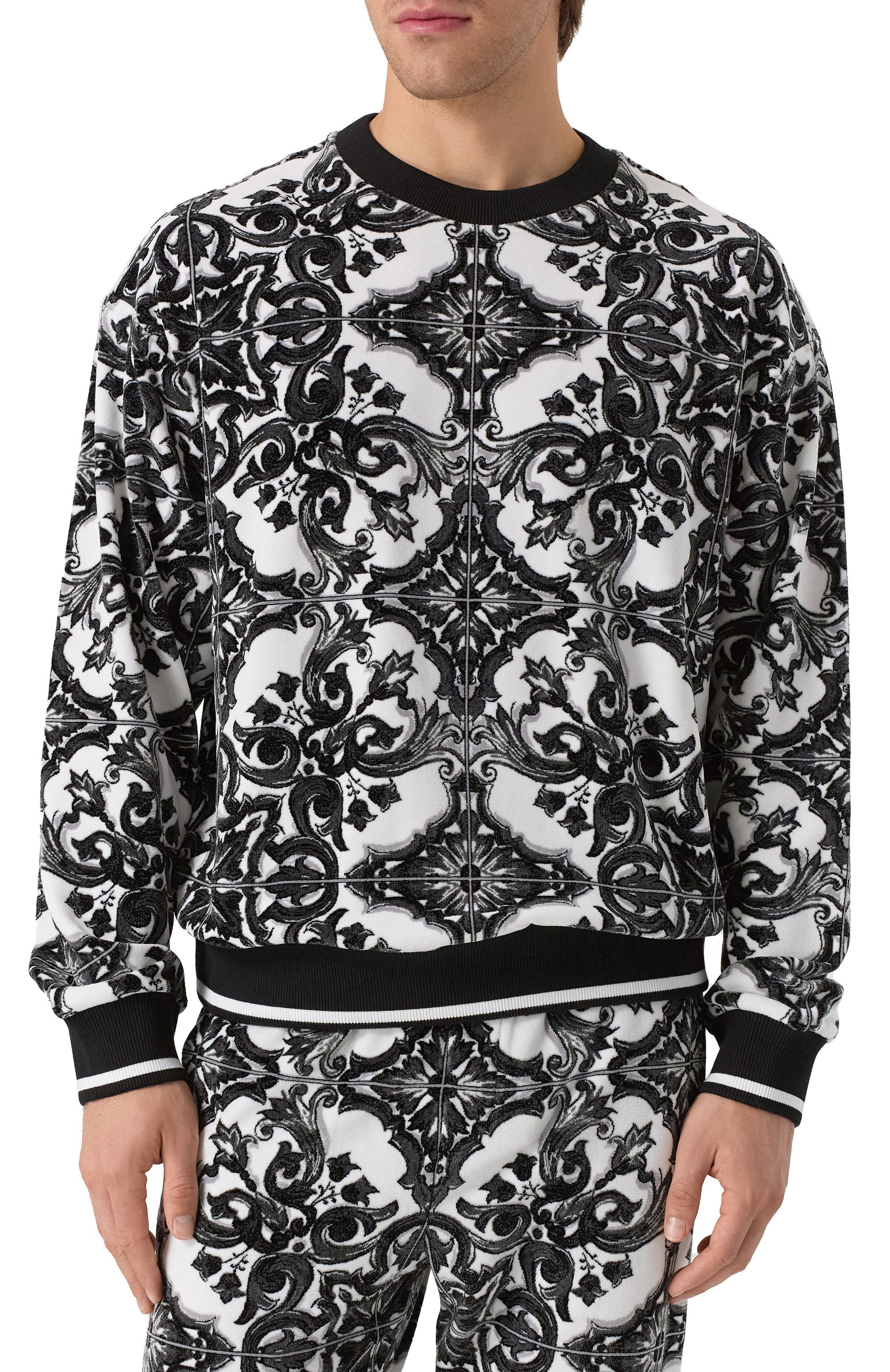 Хлопковый свитшот DOLCE & GABBANA, арт. G9AHST/HJMP9, фото 3