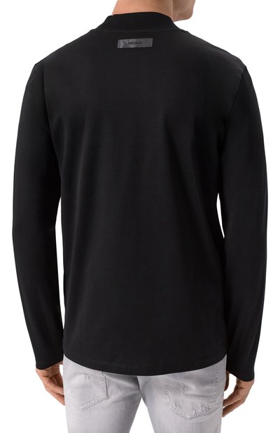 Хлопковый лонгслив HUGO, арт. 50544281, фото 4