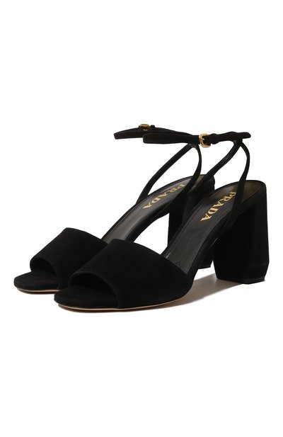 Замшевые босоножки PRADA, арт. 1X676L-008-F0002-085, фото 1