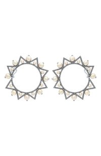 Серьги NIKOS KOULIS бесцветного цвета по цене 2964000 руб., арт. NEG503, фото 1 Серьги NIKOS KOULIS, арт. NEG503, фото 1