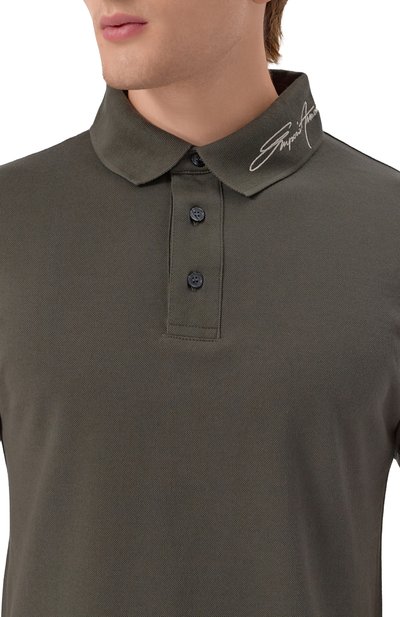 Хлопковое поло EMPORIO ARMANI, арт. EM002999/AF12955, фото 5