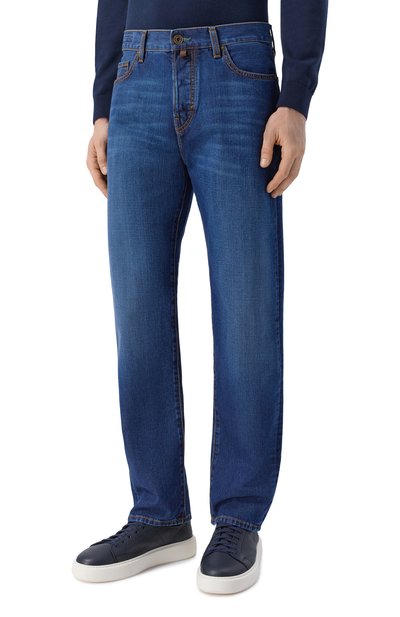 Джинсы edo JACOB COHEN темно-синего цвета по цене 83700 руб., арт. JUM_QM031 055 T854A V1, фото 3 Джинсы edo JACOB COHEN, арт. JUM_QM031 055 T854A V1, фото 3