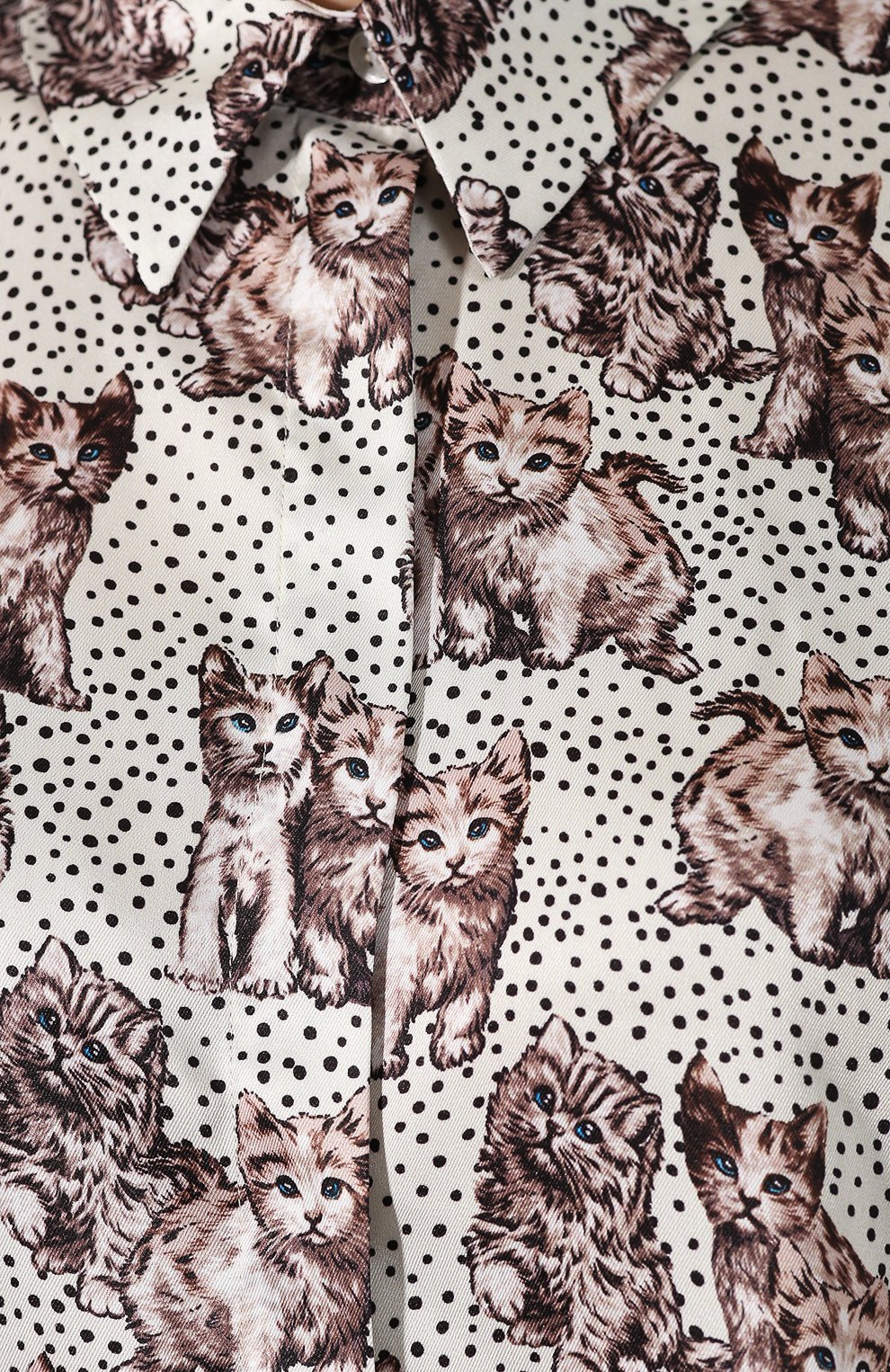 Рубашка с принтом MSGM, арт. 2741MDE10B 195651, фото 5