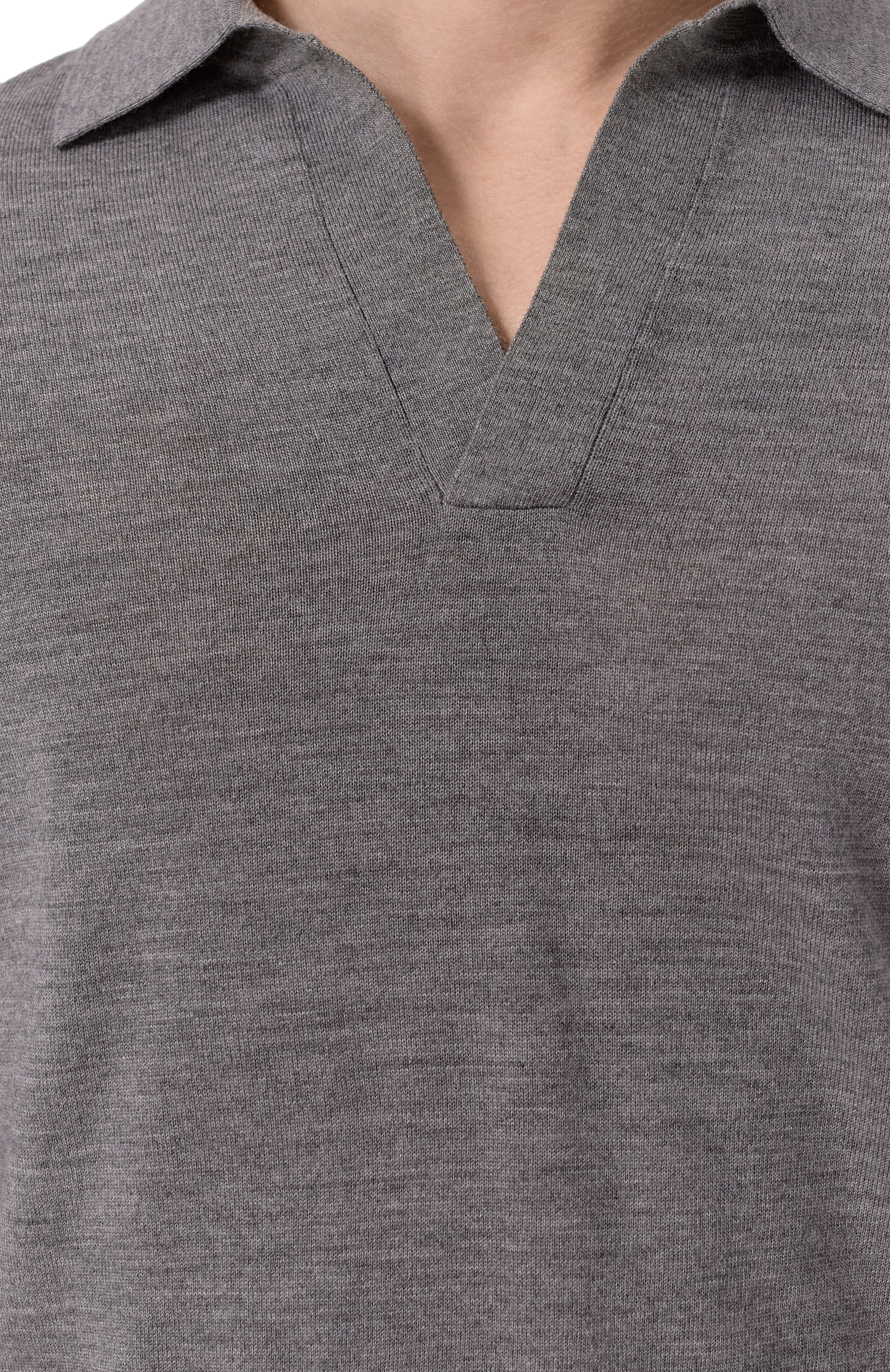 Шерстяное поло BOGNER темно-серого цвета по цене 30400 руб., арт. 88489785, фото 5 Шерстяное поло BOGNER, арт. 88489785, фото 5