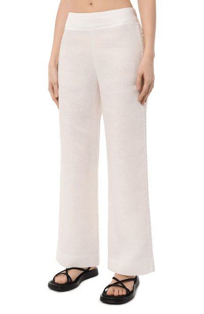 Льняные брюки ERMANNO SCERVINO, арт. D444P305HJC, фото 3