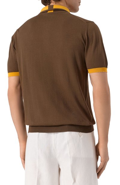 Хлопковое поло KITON, арт. UMK0571V104A, фото 4