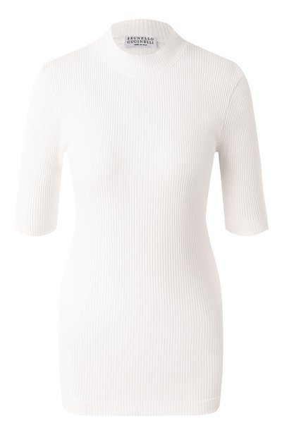 Женский хлопковый пуловер BRUNELLO CUCINELLI, арт. MP990BM114