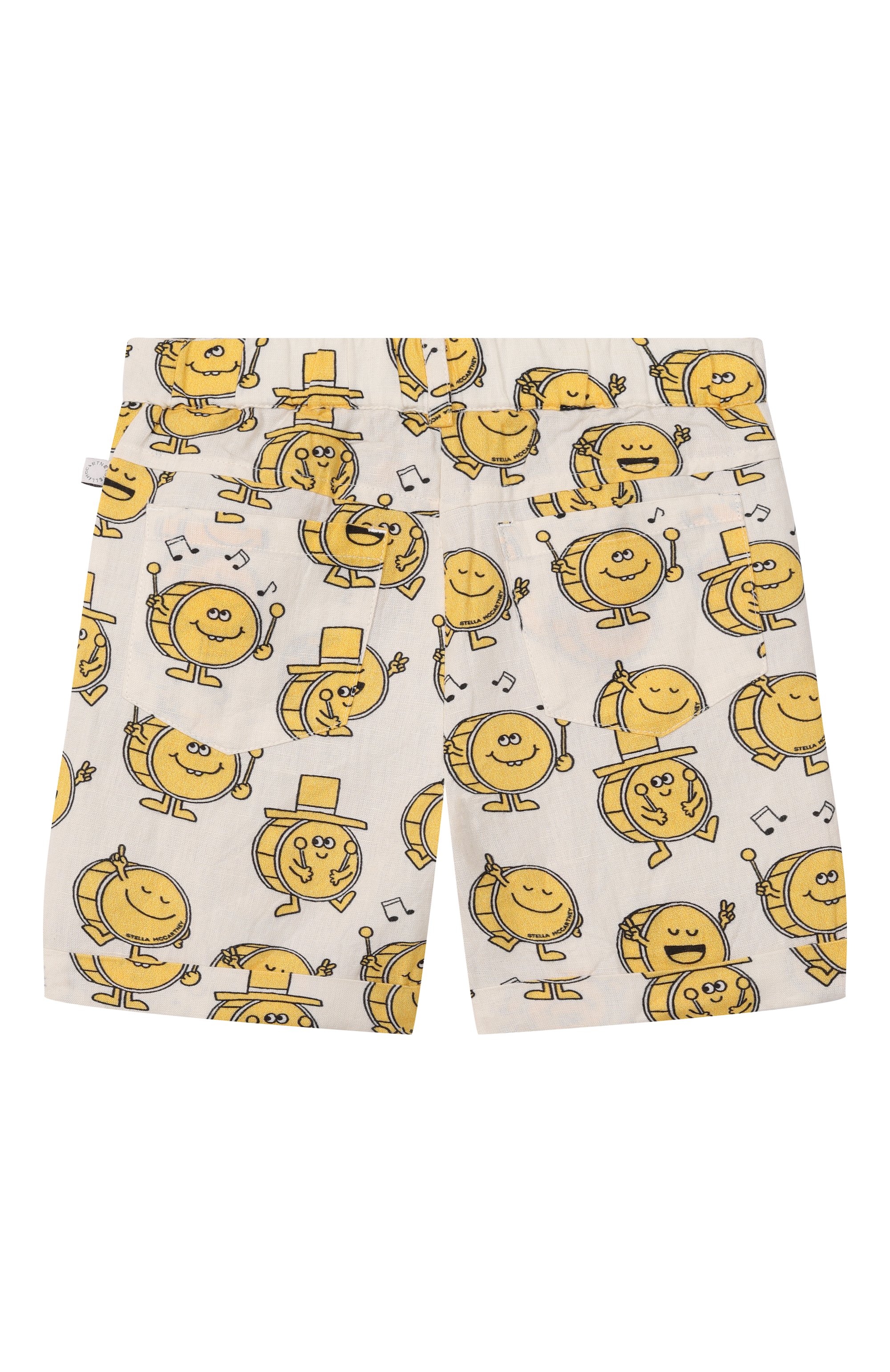Шорты из хлопка и льна STELLA MCCARTNEY, арт. TY6519, фото 2