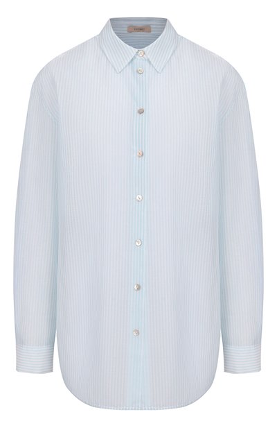 Женская рубашка из хлопка и шелка 12 STOREEZ, арт. 132624