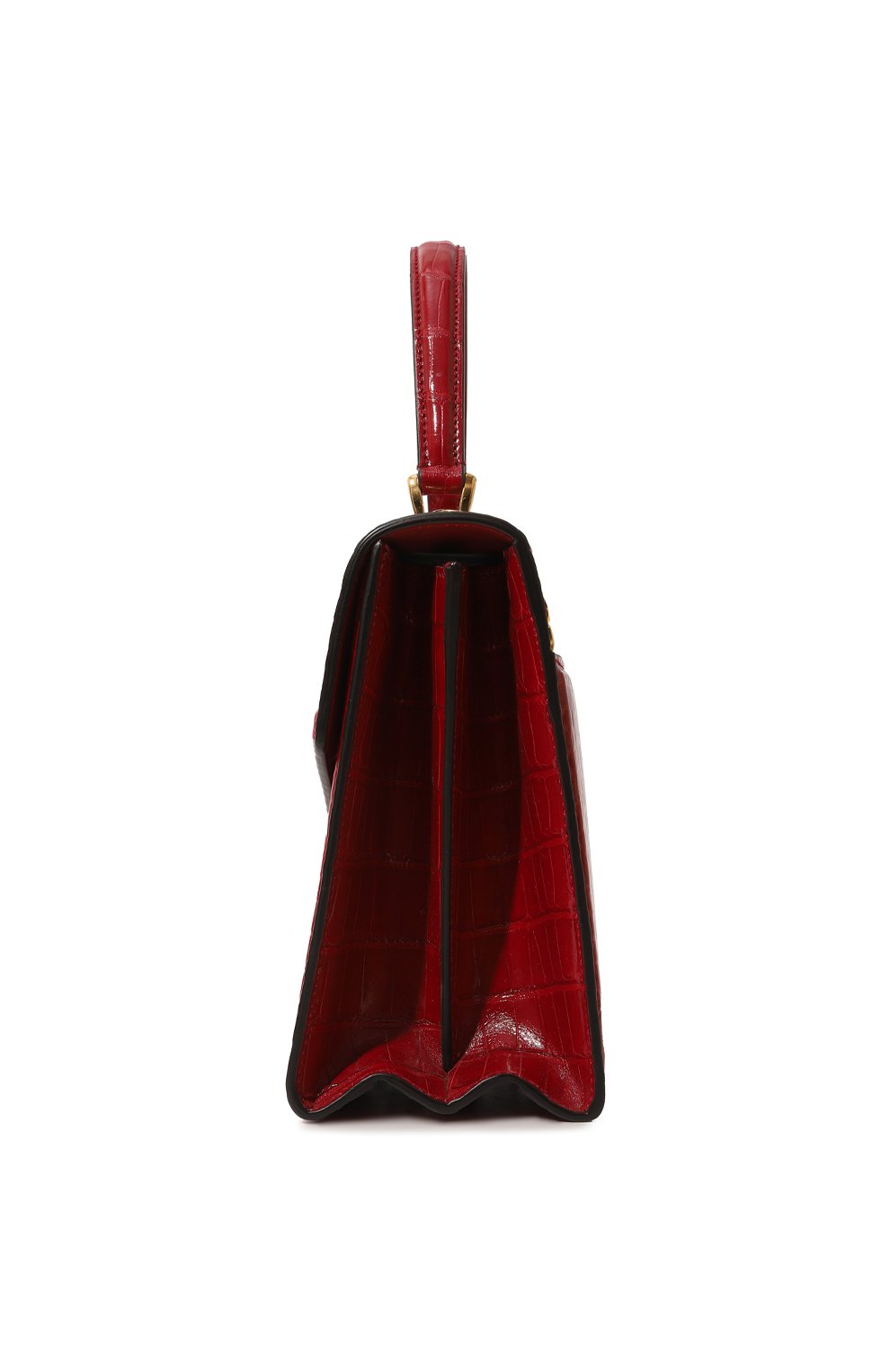 Сумка sylvie 1969 из кожи аллигатора GUCCI бордового цвета по цене 2520000 руб., арт. 602781 EV40G, фото 3 Сумка sylvie 1969 из кожи аллигатора GUCCI, арт. 602781 EV40G, фото 3