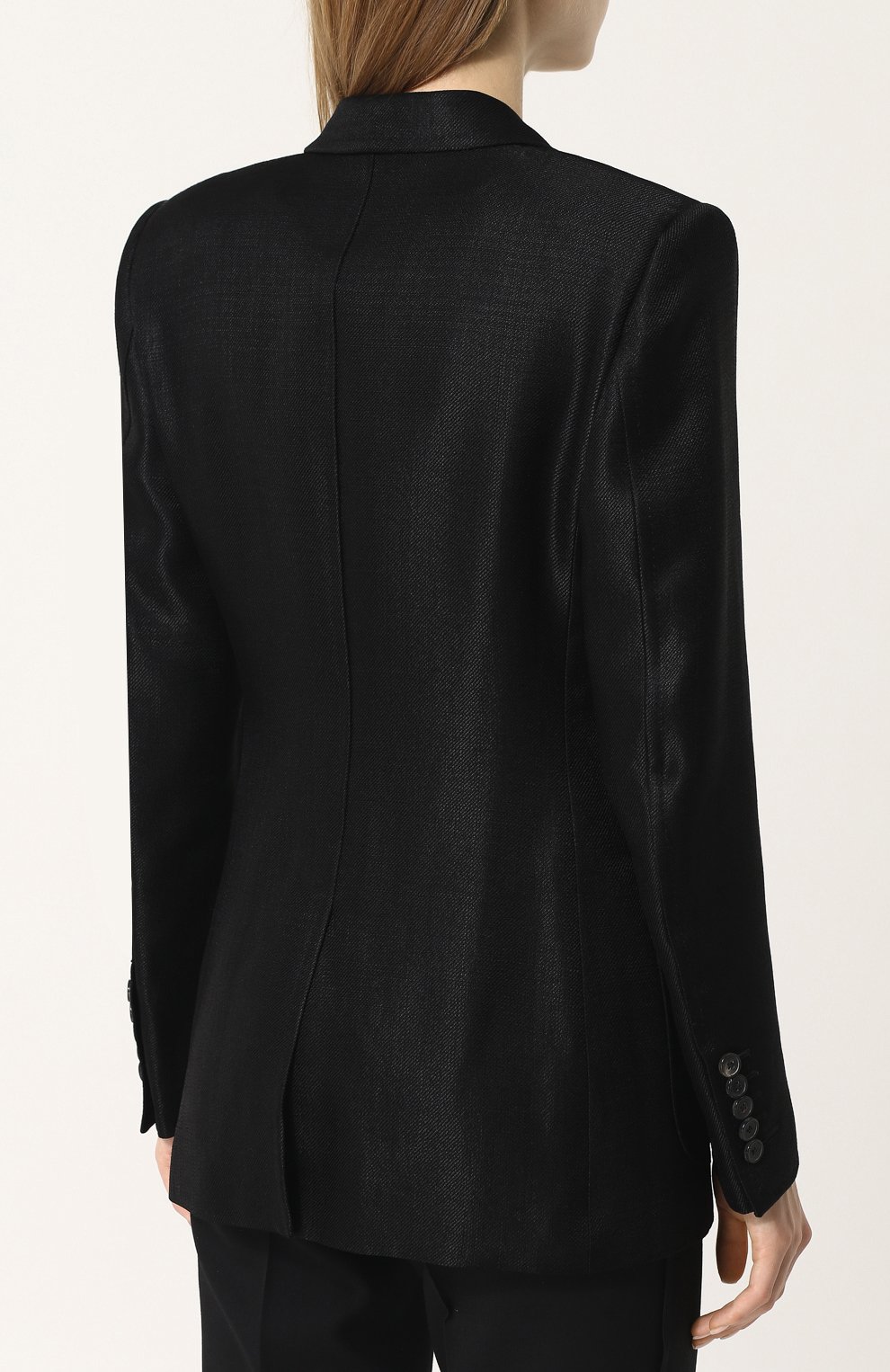 Приталенный однотонный жакет из вискозы TOM FORD, арт. GI2485-FAX319, фото 4