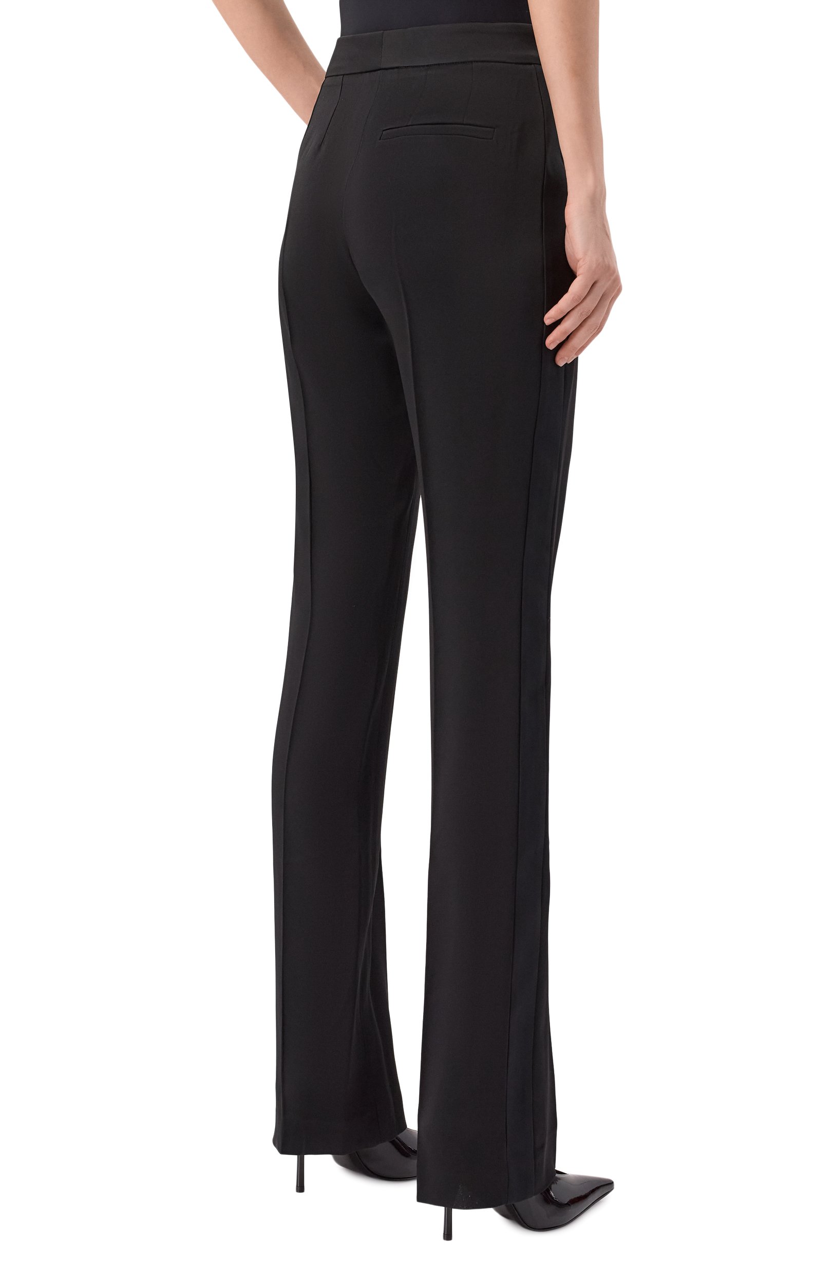 Брюки NINA RICCI черного цвета по цене 113000 руб., арт. 26ACPA015/AC0125, фото 4 Брюки NINA RICCI, арт. 26ACPA015/AC0125, фото 4