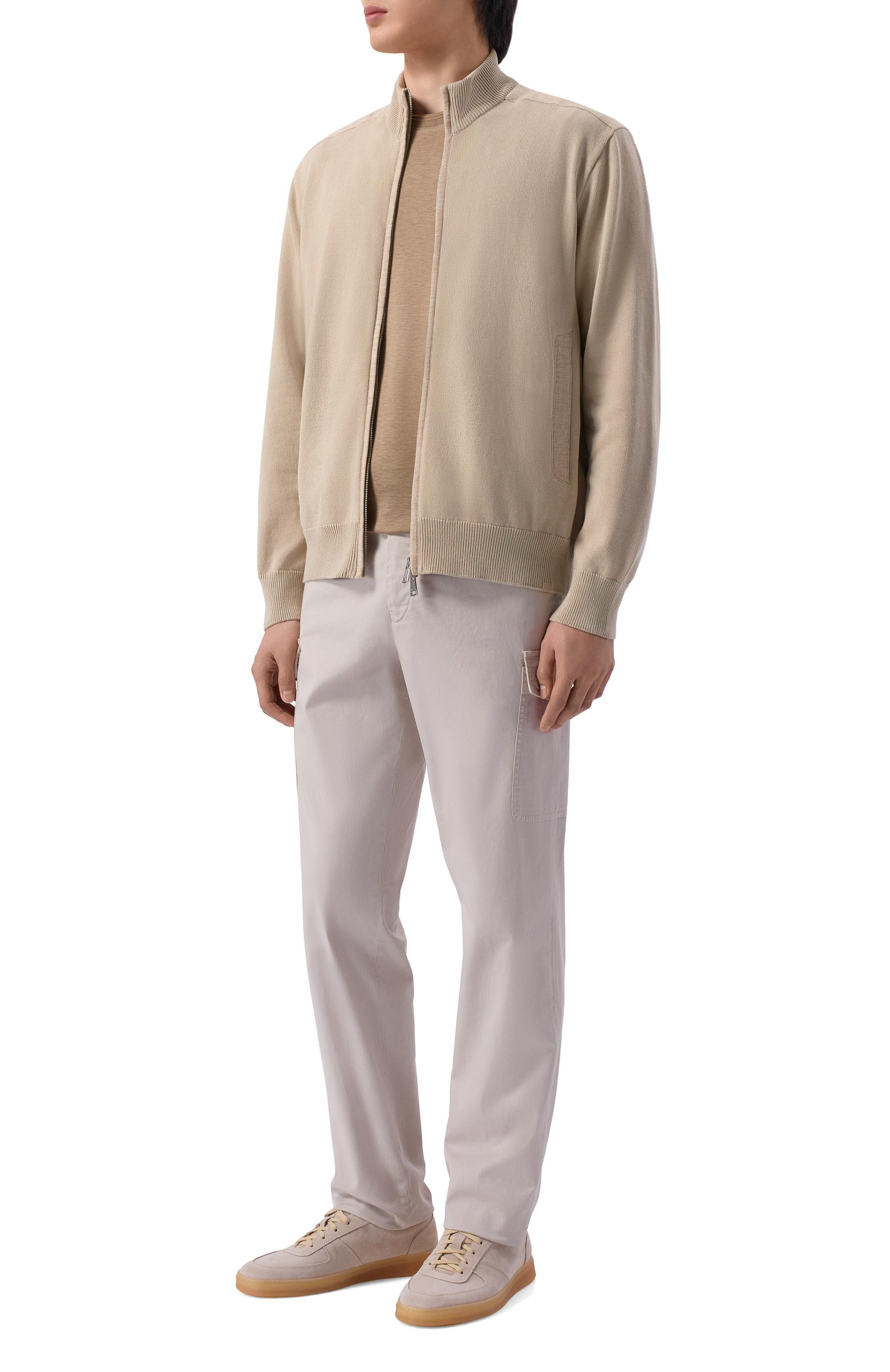 Футболка из шелка и хлопка PAUL&SHARK, арт. 25411008_001, фото 2