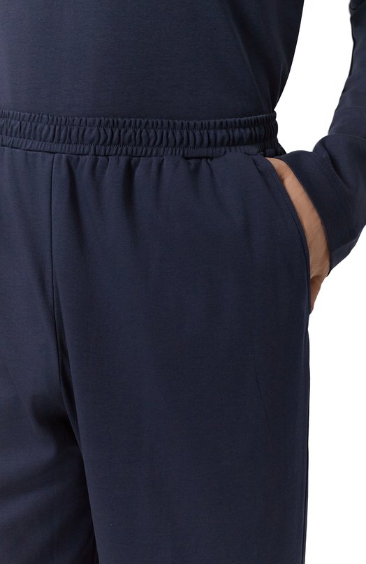 Хлопковые домашние брюки Zimmerli 3460-95304 Синий  3460-95304 Фото 5
