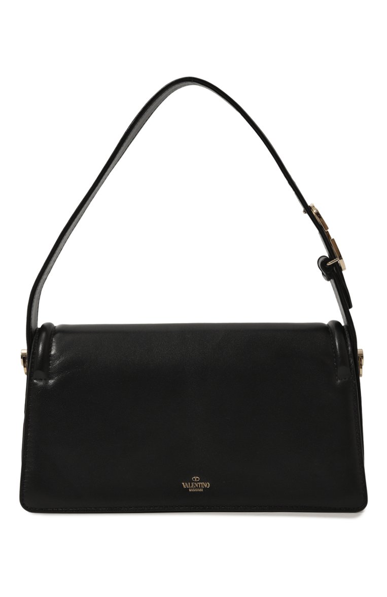 Женская сумка le petite deuxième VALENTINO черного цвета, арт. 2W2B0L25AVP | Фото 6 (Размер: medium; Ремень/цепочка: На ремешке; Материал: Натуральная кожа)
