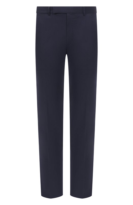 Хлопковые брюки Zegna 77TB12/915F06A9 Синий 77TB12/915F06A9